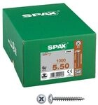 SPAX Universalschrauben Z2 R&uuml;ckwandkopf WIROX 5 x 50 mm 1000 St&uuml;ck
