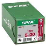 SPAX Universalschrauben Z2 Halbrundkopf WIROX 5 x 20 mm 1000 St&uuml;ck