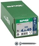 SPAX Universalschrauben Z2 Senkkopf WIROX 4,5 x 45 mm 500 St&uuml;ck