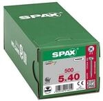 SPAX Universalschrauben Z2 Halbrundkopf WIROX 5 x 40 mm 500 St&uuml;ck