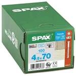 SPAX Fassadenschrauben T15 Linsensenkkopf A2 4,5 x 70 mm 100 St.