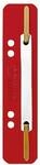 Leitz 25er-Pack Kunststoff-Heftstreifen &raquo;3710&laquo; rot, 3.5x15.8 cm