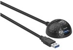 goobay Adapterkabel USB 3.0 A 1.5 m schwarz