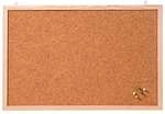 Franken Kork-Pinnwand &raquo;CC-KT4060E&laquo; 60 x 40 cm braun