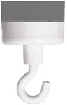 Franken Magnethaken &raquo;HM37&laquo; Haftkraft 10 kg wei&szlig;, 3.7 cm