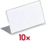 Durable 10er Pack Tischnamensschilder &raquo;100x52 mm&laquo; transparent, 10x5.2 cm