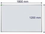 Franken Whiteboard &raquo;ECO SC921218&laquo; 180 x 120 cm silber
