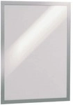 Durable Info-Rahmen DIN A3 &raquo;Duraframe 4873&laquo; selbstklebend mit Magnetdeckel silber,