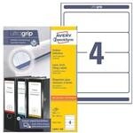 Avery Zweckform L6061-100 Ordneretiketten 59 x 192 mm - 400 St&uuml;ck permanent haftend