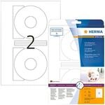 Herma 50er-Pack permanent haftende CD-Etiketten (gro&szlig;e &Ouml;ffnung) &raquo;5079&laquo; wei&szlig;