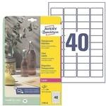 Avery Zweckform Kristallklare Etiketten 45,7 x 25,4 mm &raquo;L7781-25&laquo; 1000 St&uuml;ck