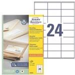 Avery Zweckform Recycling Universaletiketten permanent naturwei&szlig; 70x36 mm 2400