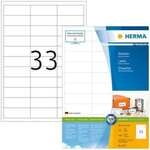Herma 3300er-Pack Klebeetiketten &raquo;PREMIUM 4275&laquo; 66x25,4 mm wei&szlig;
