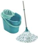 Leifheit Wischmop-Set Classic Mop Viscose blau