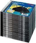 Hama CD/DVD/Blu-ray-Leerh&uuml;llen &raquo;Slimline&laquo; - 25er-Set transparent, 12.5x14.2x0.52