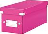 CD/DVD-Ablagebox WOW 6041 „Click & Store“ pink, Leitz, 14.3x13.6x35.2 cm