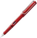 Lamy Patronenf&uuml;ller &raquo;safari&laquo; M (mittel) rot hochgl&auml;nzend beige