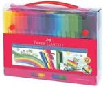 Faber-Castell (Schule) &raquo;Connector&laquo; Filzstifte 60 Farben + Bastelkarten und