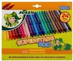 JOLLY 24er-Pack Doppelfasermaler &raquo;SUPERSTARS DUO&laquo; gelb