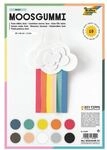folia Moosgummi &raquo;Basic&laquo; 10 Blatt mehrfarbig