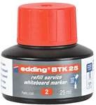 Edding Nachf&uuml;lltinte f&uuml;r Whiteboard-Marker &raquo;BTK 25&laquo; rot