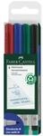 Faber-Castell 4er-Pack Universalstifte &raquo;Multimark 1526 M non-Permanent&laquo;