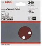 BOSCH Schleifbl&auml;tter &raquo;C430 Expert for Wood and Paint&laquo; K&ouml;rnung 240 5 St&uuml;ck braun