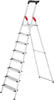 Alu-Stehleiter »L80 ComfortLine« 8 Stufen silber, Hailo, 233 cm