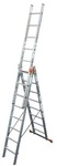 Krause Vielzweckleiter &raquo;MONTO Tribilo&laquo; 3x 8 Sprossen silber, 245 cm
