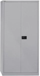 Bisley Stahlschrank mit Fl&uuml;gelt&uuml;ren &raquo;Universal&laquo; 60 x 195 cm silber, 60x195x40 cm