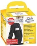 Avery Zweckform AS0722560 Namensschilder als Rollenetiketten (41 x 89 mm, wei&szlig;, 100%