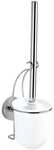Wenko WC-Garnitur Vacuum-Loc&reg; &raquo;Milazzo&laquo; - Befestigen ohne Bohren, 10x36.5 cm