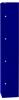 Garderobenschrank »Office« 1x 30 cm tiefes Abteil mit 4 Fächern blau, Bisley,
