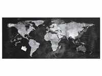 Glas-Magnettafel »Artverum World Map« weiß, Sigel