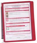 Durable Sichttafelwandhalter &raquo;Vario&reg; 5551&laquo; rot