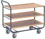 ROLLCART Tischwagen 20 mm Randh&ouml;he &raquo;28 kg&laquo; blau, 93x99x50 cm
