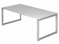 Schreibtisch »R-Line« 200 cm grau, HAMMERBACHER, 200x85x100 cm