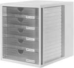 HAN Schubladenbox &raquo;SYSTEMBOX&laquo; mit 5 Schubladen geschlossen transparent,