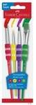 Faber-Castell (Schule) Pinsel-Set Soft-Touch 4-tlg