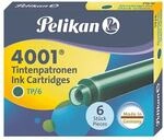 Pelikan Tintenpatronen &raquo;4001&laquo; (6 St&uuml;ck) gr&uuml;n