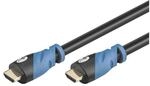 goobay HDMI-Kabel &raquo;Premium High Speed&laquo; 5 m blau