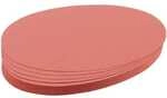 Franken Moderationskarten Oval 11,0 x 19,0 cm, 500 St&uuml;ck rot, 11x19 cm