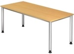OTTO Office Premium Schreibtisch &raquo;OTTO Office Line I&laquo; 180 cm braun, 180x81x80 cm