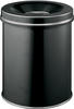 Stahl-Papierkorb 15 L schwarz, Durable, 26x35.7 cm