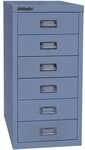 Bisley Schubladenschrank &raquo;MultiDrawer&laquo; A4, einbahnig, 6 Sch&uuml;be blau,...