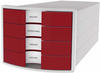 Schubladenbox »IMPULS« DIN A4/C4 rot, HAN, 28x23.5x36.7 cm