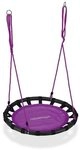 relaxdays Nestschaukel &Oslash; 80 cm lila