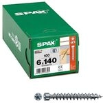 SPAX Holzbauschrauben &raquo;T30 Zylinderkopf WIROX&laquo; 6 x 140 mm 100 St&uuml;ck
