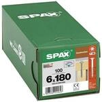 SPAX Holzbauschrauben T30 Tellerkopf WIROX 6 x 180 mm 100 St&uuml;ck