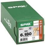 SPAX Holzbauschrauben T30 Zylinderkopf WIROX 6 x 180 mm 100 St&uuml;ck
